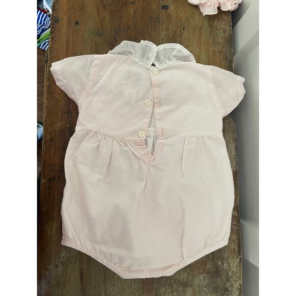 Christian Elizabeth and Co Smocked 12 month pink outfit - Picture 2 of 5